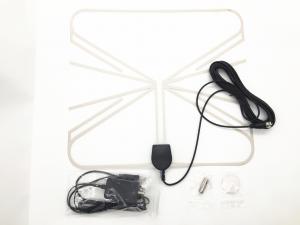 China 50 Miles Digital Indoor Tv Antenna With Amplifier Signal Booster Usb Power Supply wholesale