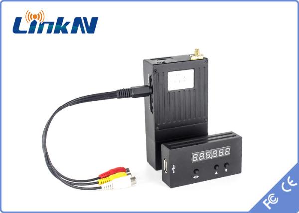 Quality Mini Hidden Video Transmitter for Police​ Investigation COFDM Low Delay H.264 High Security AES256 Encryption for sale