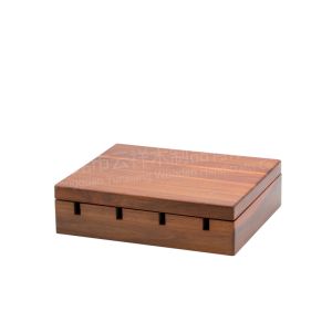 Wooden Treasure Box with Compartment
