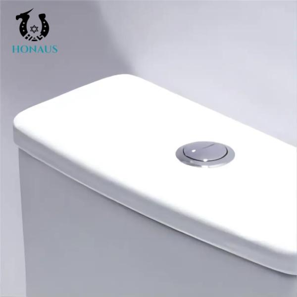 Modern Siphonic Close Coupled Bathroom Toilet Bowl Inodorous Single Piece Commode