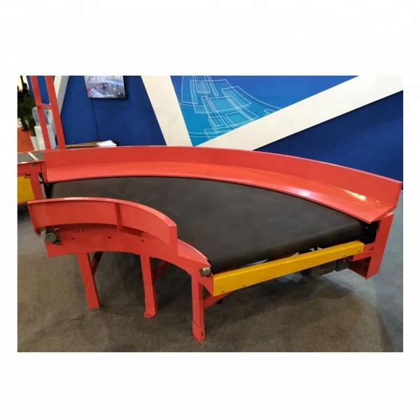 Steel Frame Automated Conveyor Systems , Automated Curved Conveyor System