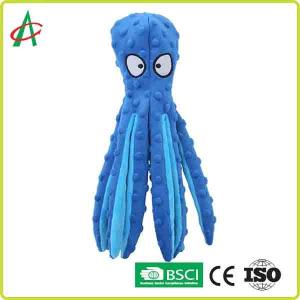 China 32cm*8cm Indestructible Pet Plush Toy Chew Proof Embroidered Eyes wholesale