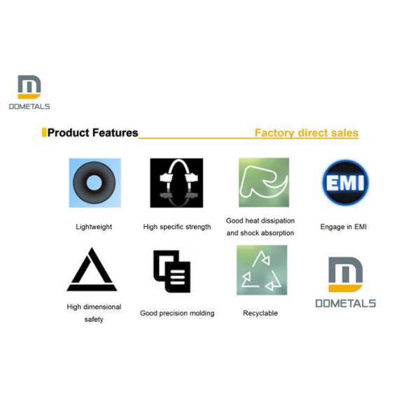 ZK61 AZ80 Magnesium Heat Sink Biodegradable Power Supply Heat Sink
