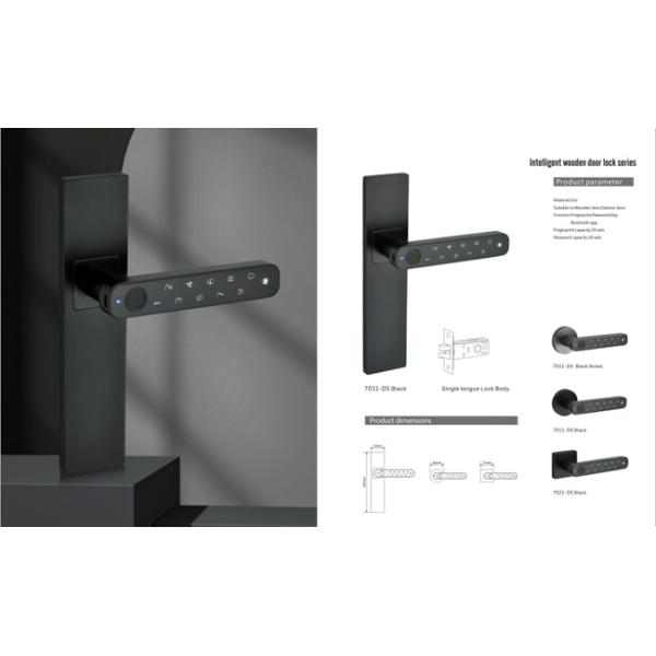 Modern Mechanical Deadbolt Combo Door Handle Key Lock