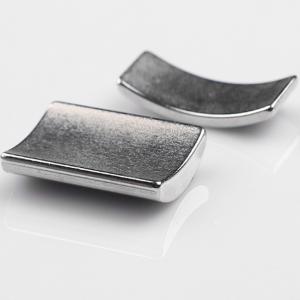 China Black Epoxy Coated N50 Neodymium Arc Magnets For Science wholesale