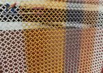 Facade Ceiling Wire Mesh Partition Panels 0.8mm 10mm Round Hole
