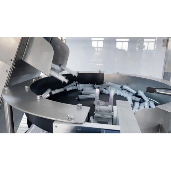 Automatic Pneumatic aseptic Gel Plugging Prefilled Paste Plastic Syringe Filling Machine