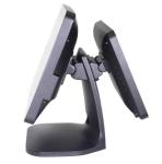 Dual Screen Pos Computer System 35W Power Consumption With Card Reader