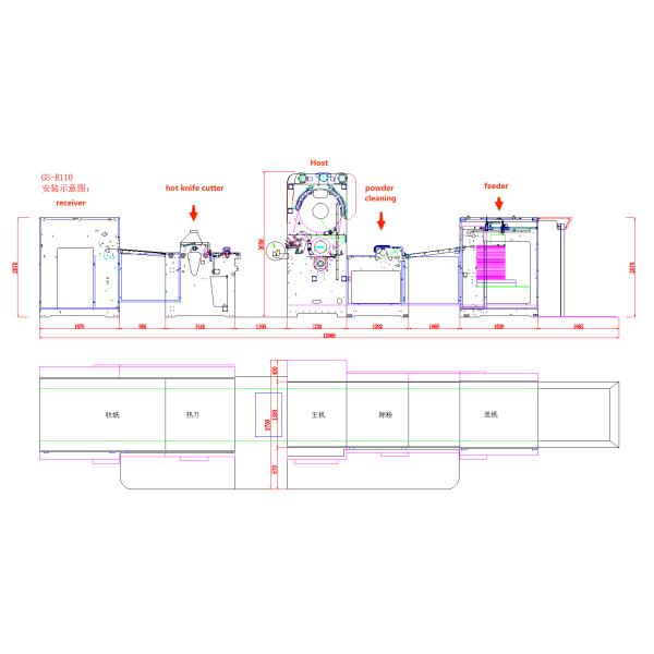 Film lamination machine production line