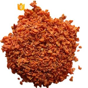 China Freeze Dehydrated Dried Carrot Flakes Bulk Vegetables Natural Sweetness wholesale