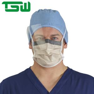 China Non Sterile 3 Ply Nonwoven Face Mask With Eyes Shield wholesale