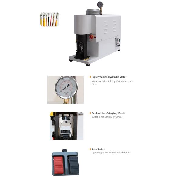 20T Hydraulic Lug Crimping Machine For 1mm2-200mm2 Wire