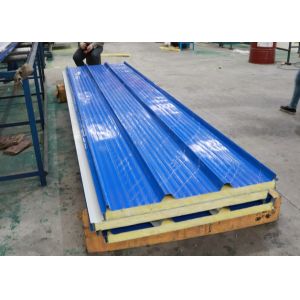 Fireproof Wall Roof 200mm Glass Wool Sandwich Panel