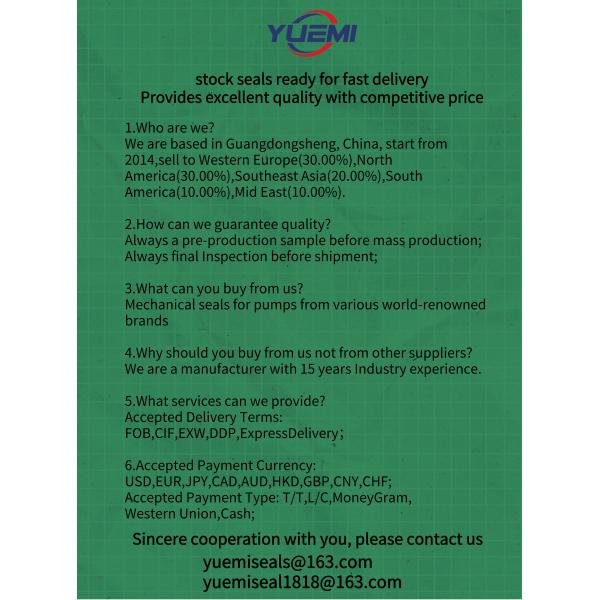 CDLK CNP Mechanical Seal Split Type CDL-12/WSF14 CDL-16/WBF14