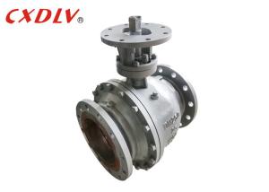 LPG Gas Trunnion Ball Valve Mounted 900LB Side Entry Industrial