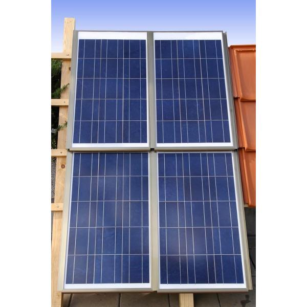 Silver Anodized Solar Panel Support Frame Customization Solar Module Frame