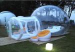 Clear Inflatable Bubble Tent Inflatable Double Stitching Clear Camping Tent
