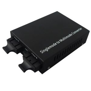 Low Heat 100Mbps Fiber Media Converter Single Mode Multi Mode