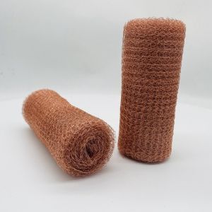 China Oil Demister Copper Knitted Mesh 400mm Width wholesale