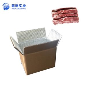 Aluminum Foil Lined Paper Box For Thermo Delivery Of Cakes Vegetables Fruits