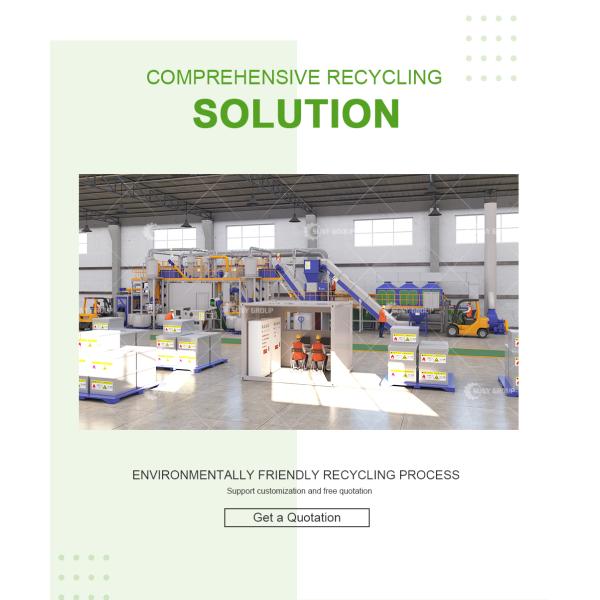 Electric Power Fuel Pollution Free Lithium-ion Battery Recycle Plant with High Recovery Rate