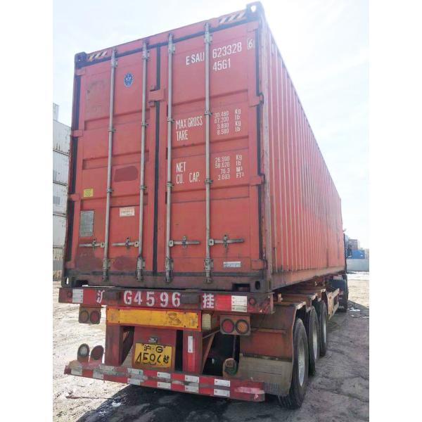 40ft HC 40 ft Shipping Containers High Cube Second Hand Dry Container Cargo Worthy Used 40 feet