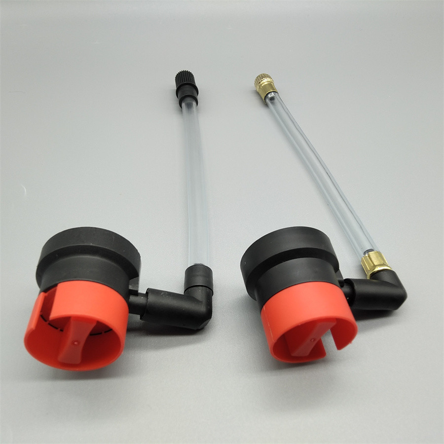 Professional Tyre Inflator Aerosol Spray Valve - Close-up Detail