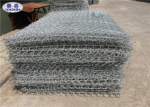 China Woven Wire Mesh Stone Retaining Wall For Bridge Protection Weather Proof wholesale