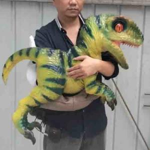 China Cutest popular customizable large simulation waterproof Animatronic Dinosaur baby toy in hands for Theme Park wholesale