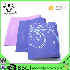 China custom eco friendly anti-slip TPE yoga mat manufacturer wholesale