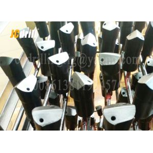 China 7° Flat Chipways Rock Drill Bits , Taper Chisel Bit To Variety Rock Formations on sale