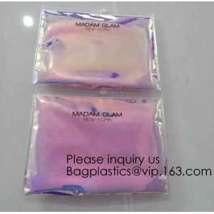 Buy cheap New Design Holographic Makeup Bag Pvc Cosmetic Bag With k Cushioning Bubble from wholesalers