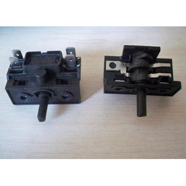 Mini Oven Selector Switch Pa66 Iron Terminal 16A Black 4 Heat Output