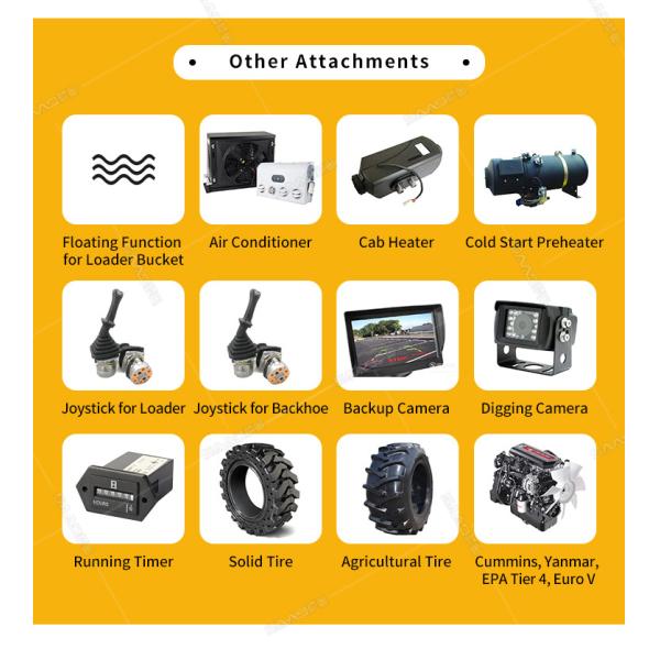 Heavy Machine Front Wheel Loader with WEICHAI Engine and Video Technical Support