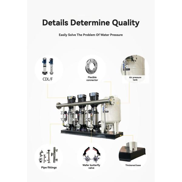 Energy-saving High-flow Variable Frequency Constant Pressure Water Supply System With Pump