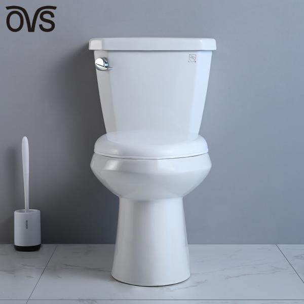 12 Rough In 2 Piece Elongated Toilet Wall Mounted 1.28 Gpf Commode