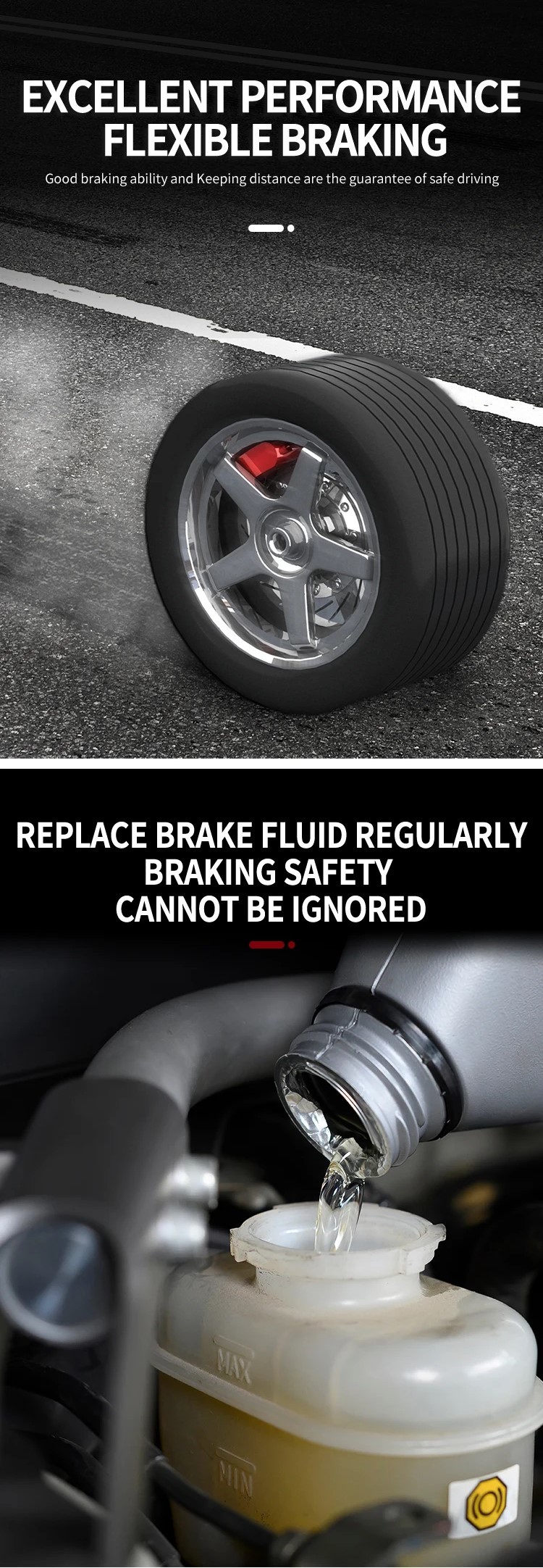 Economical Yet And Long - Lasting DOT3 Full Synthetic 2I Brake Fluid 3