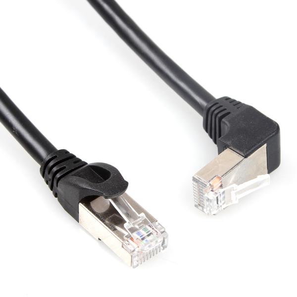 Durable Cat6 RJ45 SFTP Shielded Ethernet Cable Straight To 270 Degree