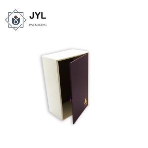 Hot Stamping Handmade Paper Perfume Box Kraft Rigid Packaging Advertising