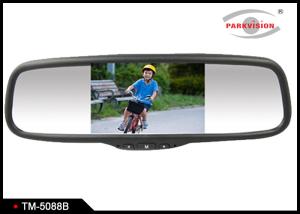 5.0 TFT LCD Screen Reversing Mirror Monitor With 2 - Way Audio / Video Input