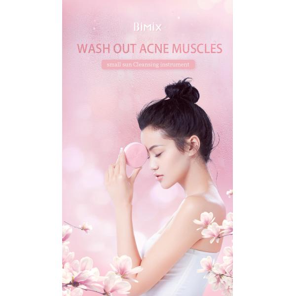 Acne Treatment IPX7 Electric Silicone Facial Cleansing Brush