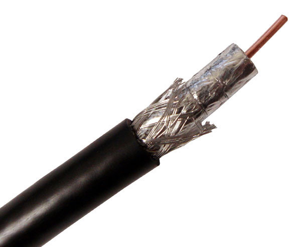 14 AWG RG11 Quad Shielded CATV Coaxial Cable UL CMR Rated PVC Jacket for CATV