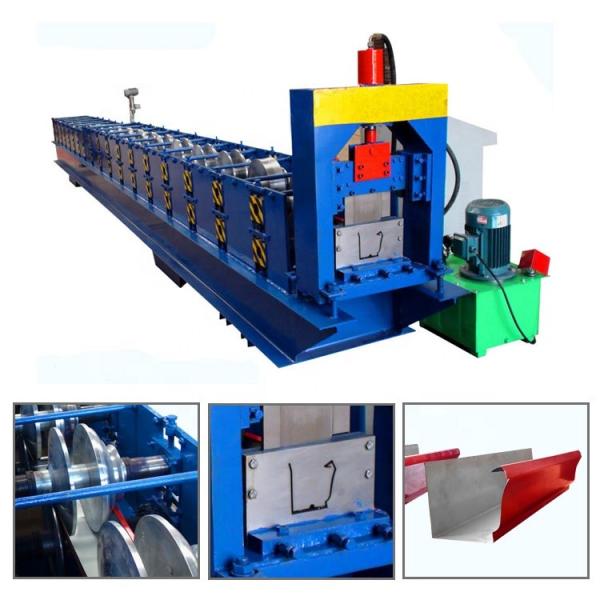 Quality Gutter Roll Forming Machine Rainwater Steel Gutter Downspout Cold Roll Forming Machine Clay Tile Making Machine for sale