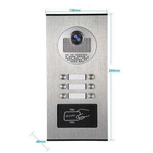China 2 Wire Apartment Video Doorbell Intercom 800x480 Door Phone System wholesale