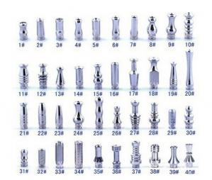 China Sailing stainless steel carved ecig pipe extender 510 drip tip wholesale