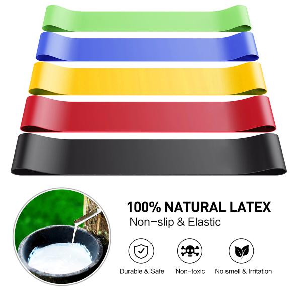 Workout Simplify Stretching Loop Exercise Strap Yoga Training Fitness Rubber Resistance Bands