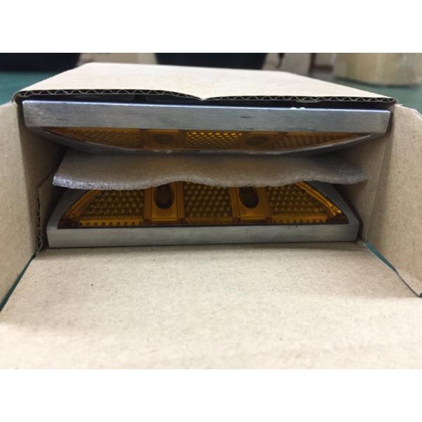 Road Cone Sign Aluminum LED 30T Resistance Led Solar Reflective Road Stud for Highway