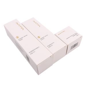 Skin Care Cosmetic Packaging Boxes Personalized Matt Lamination 48mmx48mmx160mm