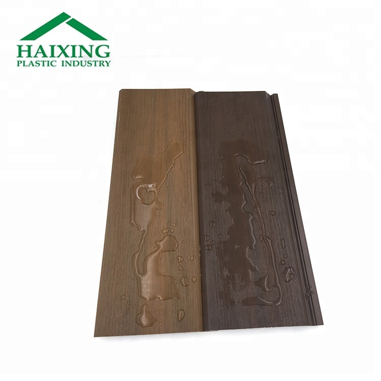 WPC Wall Panel Water Resistant Wood Plastic Composite Exterior 3D Plastic Wall Panels