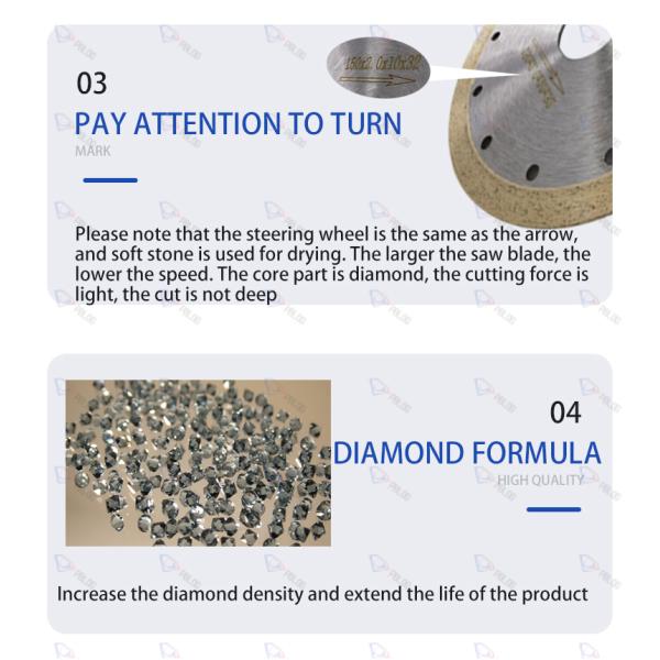 Diamond Sintered Continue Rim Cutting Disc For Blade Ceramic Metal